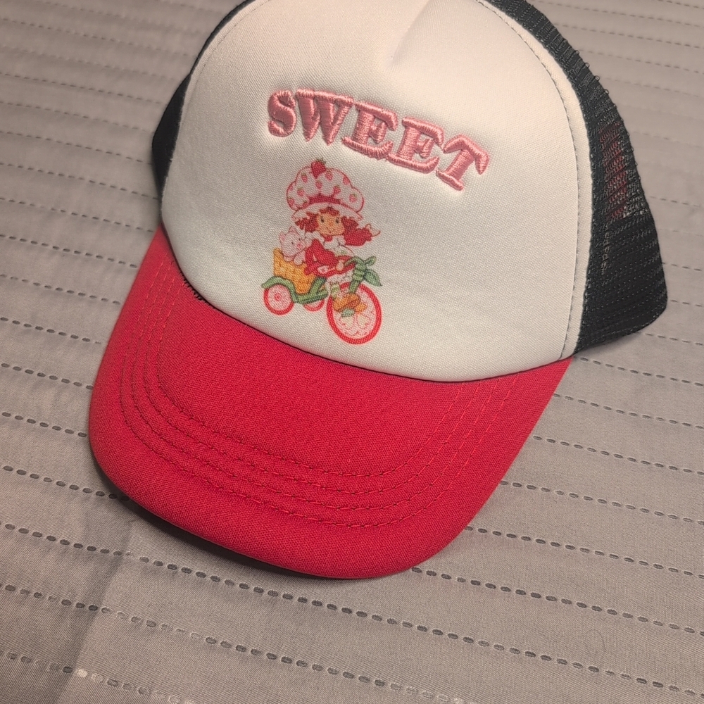 Sweet Red and White Trucker Hat